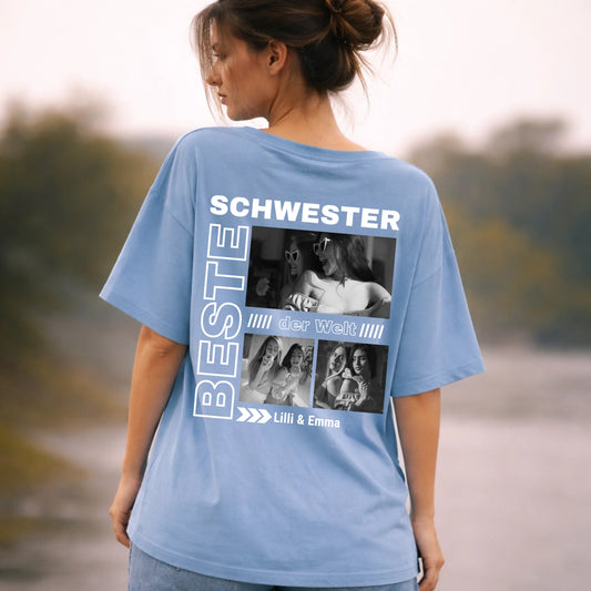 FamilySurprise-oversizeshirt-blau