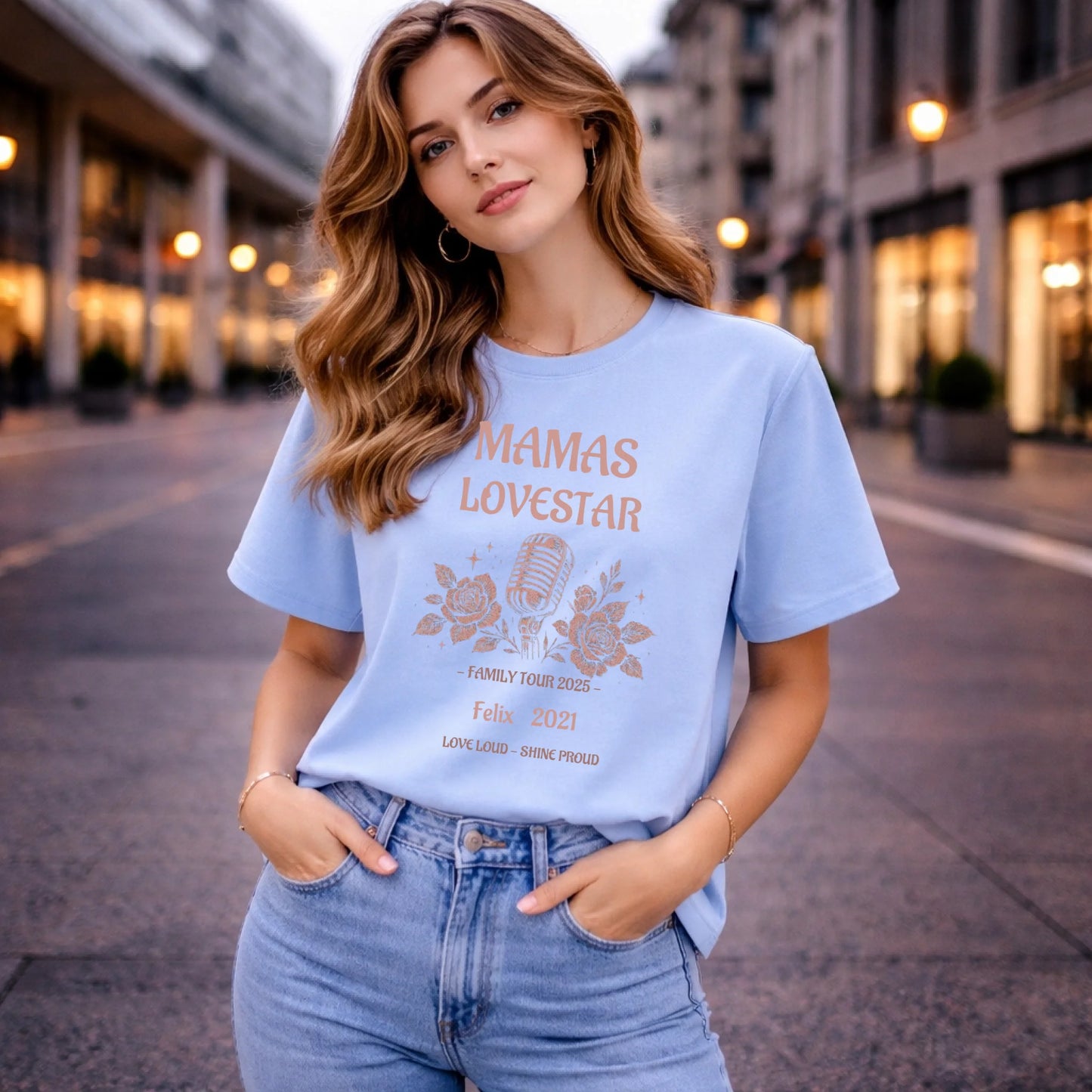 FamilySurprise-oversizeshirt-damen-hellblau