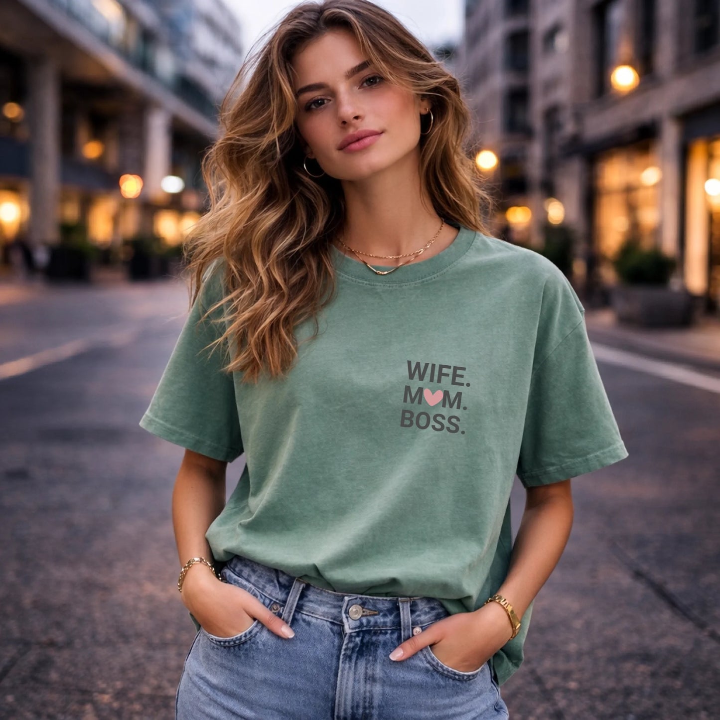 FamilySurprise-oversizeshirt-damen-grün