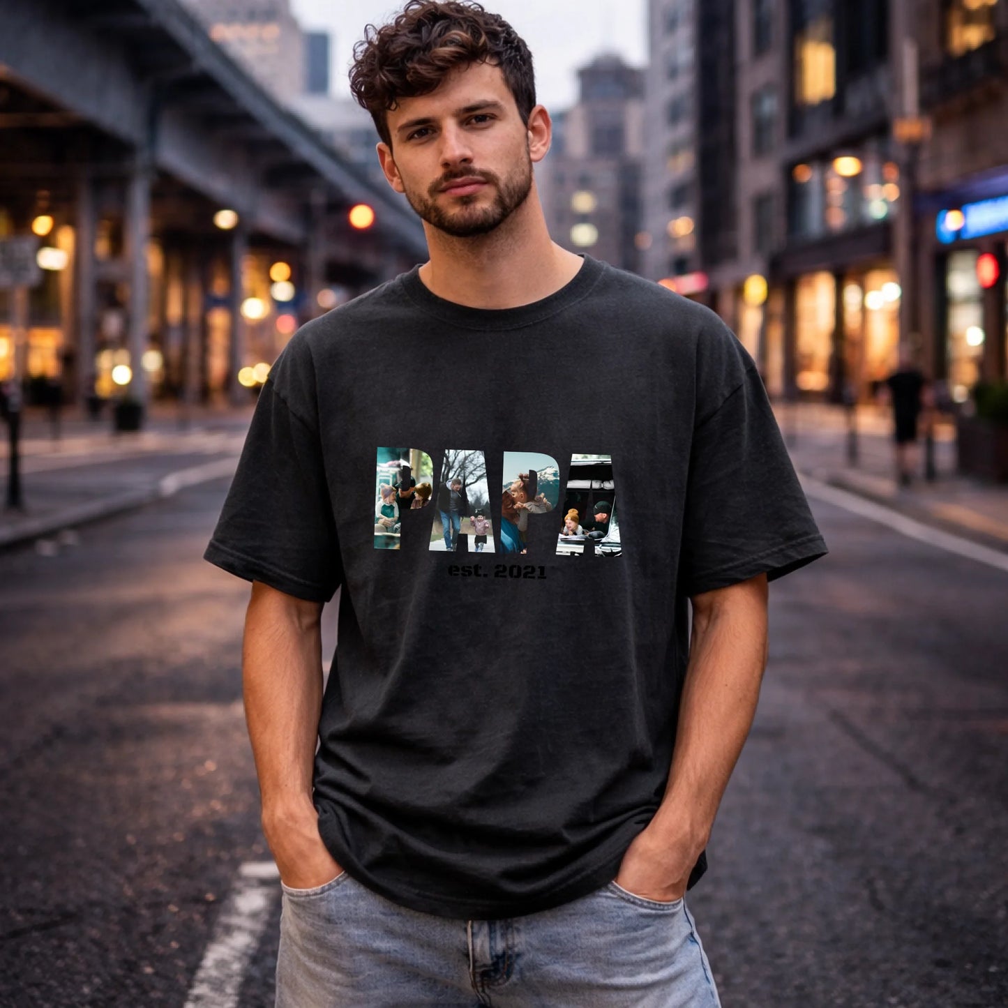 FamilySurprise-oversizeshirt-Herren-vorne-grau