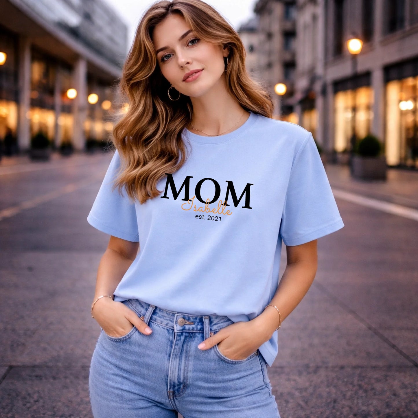 FamilySurprise-oversizeshirt-damen-hellblau