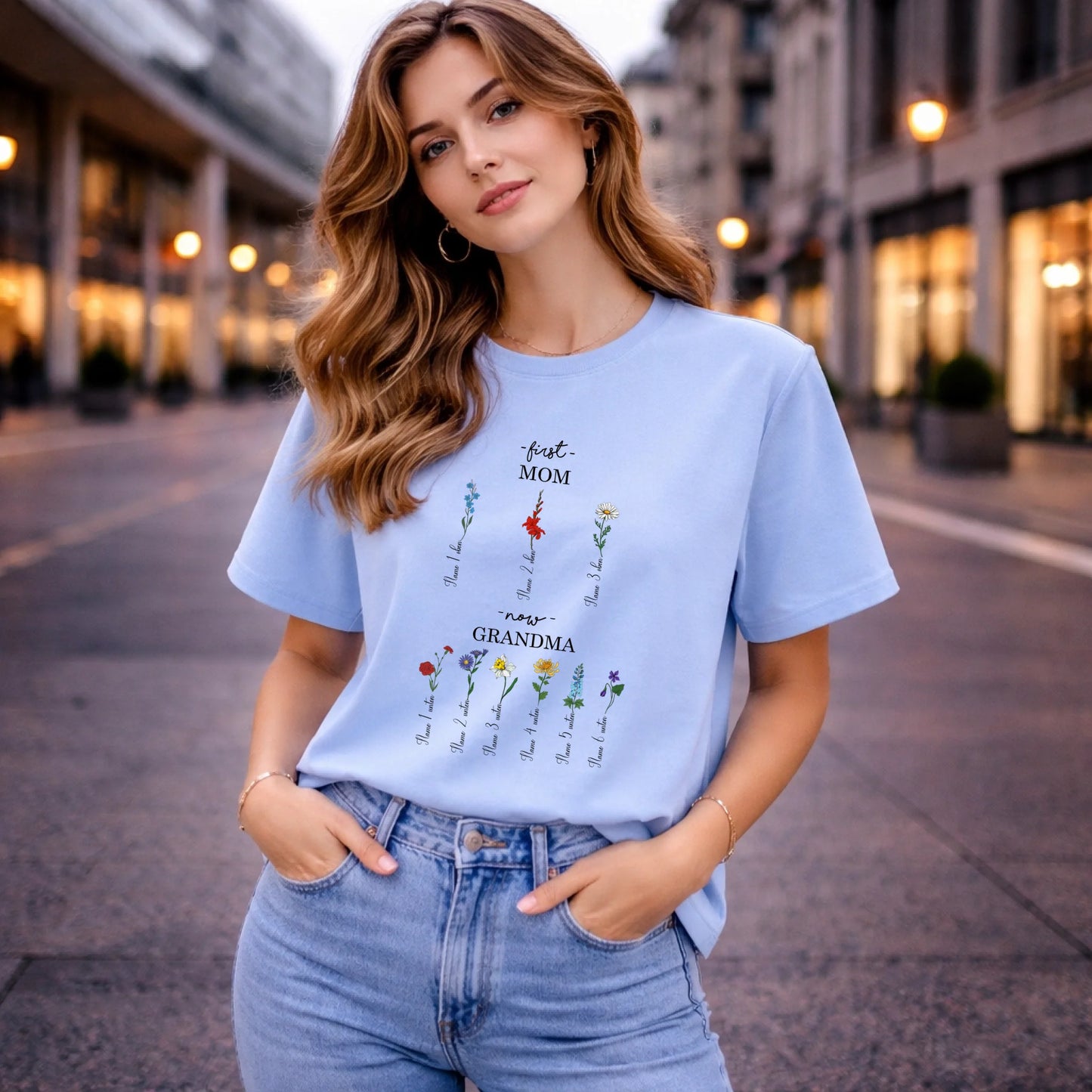 FamilySurprise-oversizeshirt-damen-hellblau