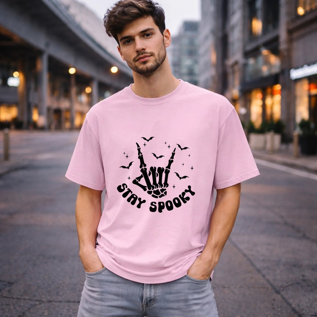 FamilySurprise-oversizeshirt-Herren-vorne-rosa