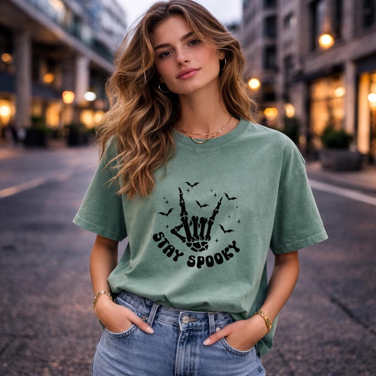 FamilySurprise-oversizeshirt-damen-grün