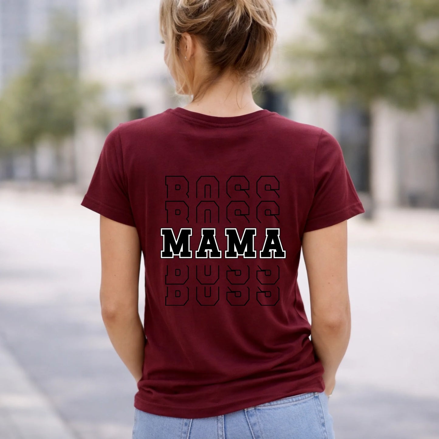 FamilySurprise-standard-shirt-frau-bordeaux