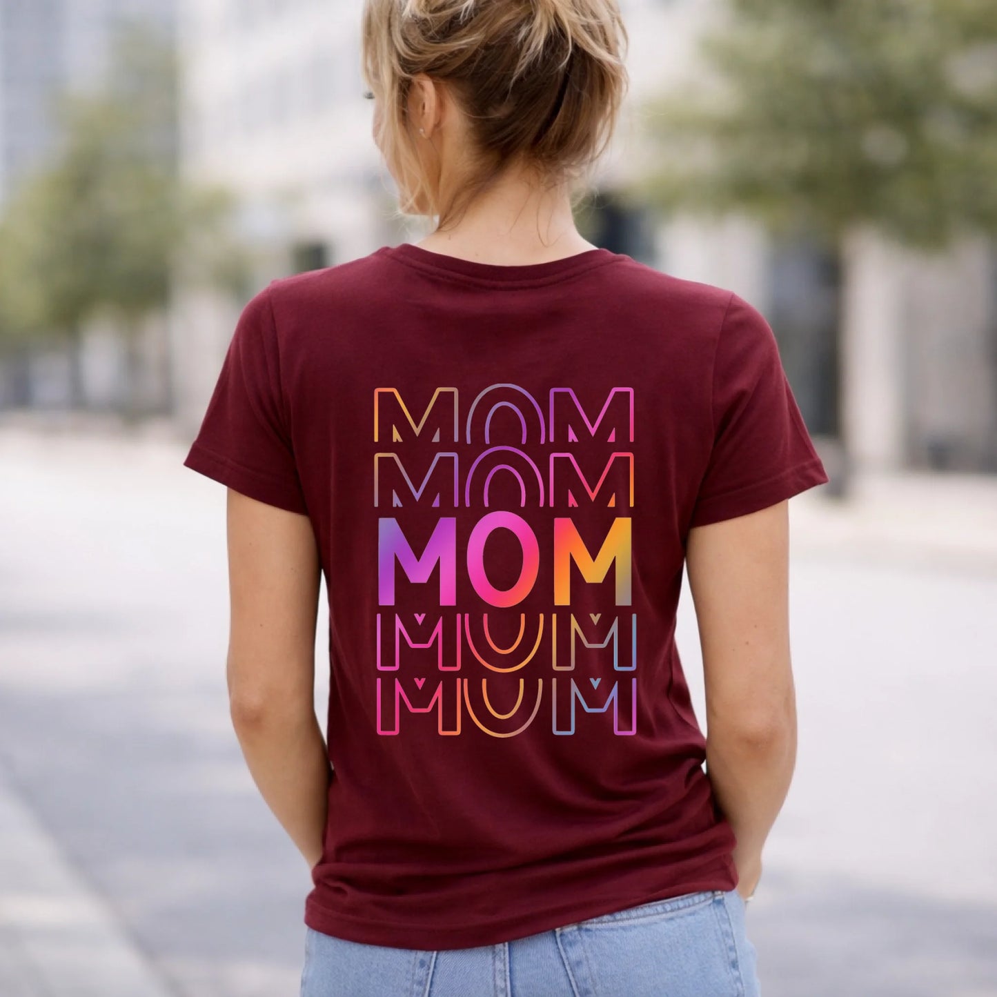 FamilySurprise-standard-shirt-frau-bordeaux