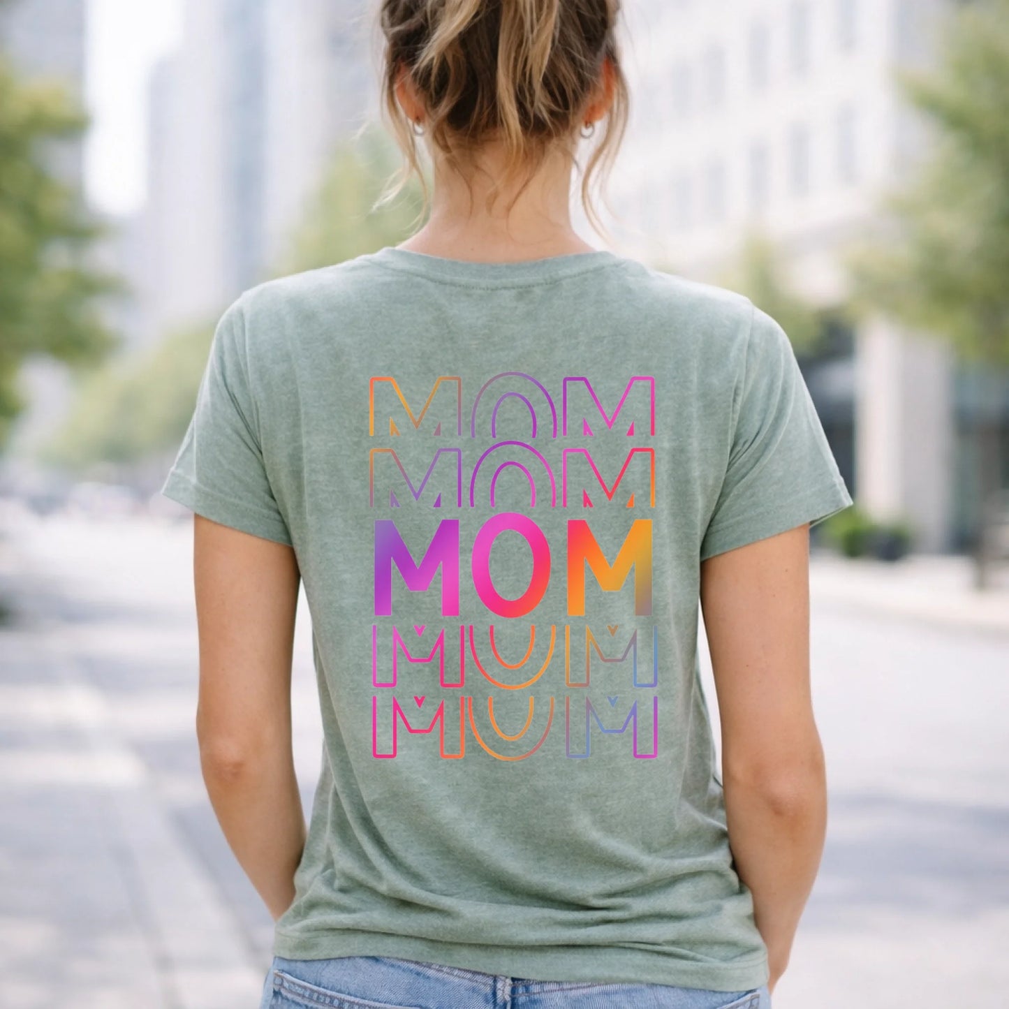 FamilySurprise-standard-shirt-frau-green