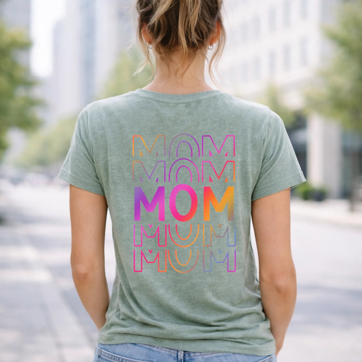 FamilySurprise-standard-shirt-frau-green