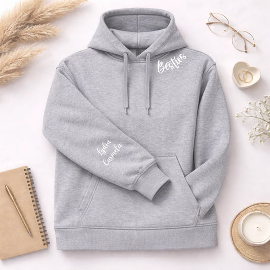 FamilySurprise-Hoodie-grau-ärmel