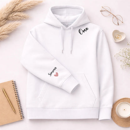 FamilySurprise-Hoodie-weiss-ärmel