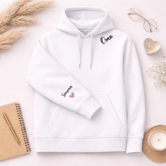 FamilySurprise-Hoodie-weiss-ärmel