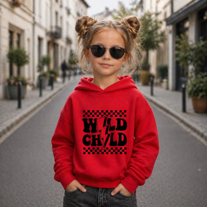 FamilySurprise-Kinder-Hoodie-vorne-mädchen-rot