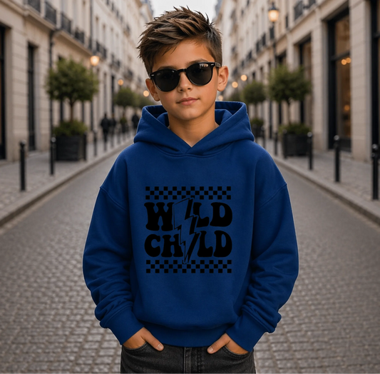 FamilySurprise-Kinder-Hoodie-vorne-junge-blau