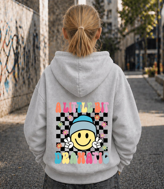 FamilySurprise-Kinderhoodie- mädchen-hinten-grau