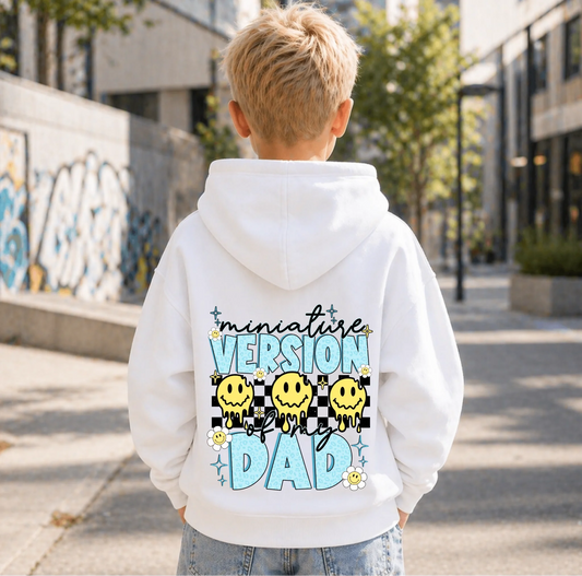 FamilySurprise-Kinderhoodie- junge-hinten-weiß