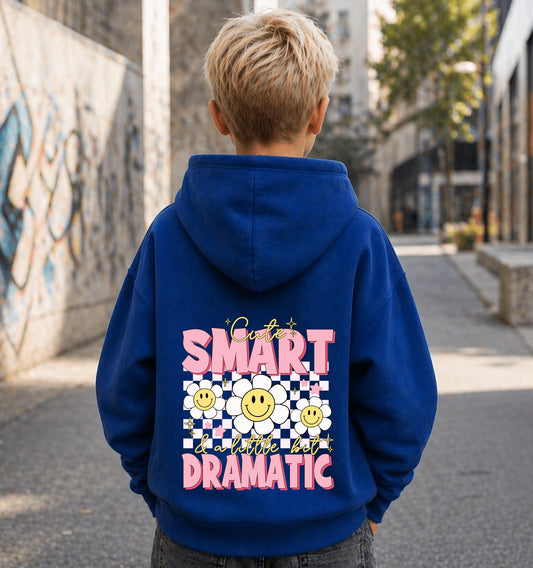 FamilySurprise-Kinderhoodie- junge-hinten-blau