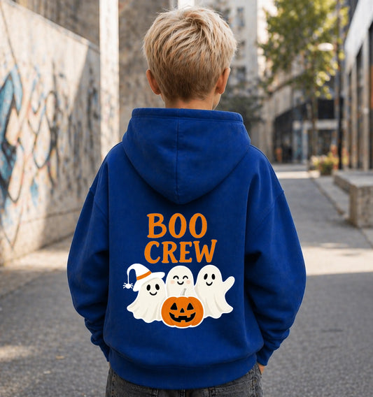 FamilySurprise-Kinderhoodie- junge-hinten-blau