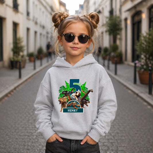 FamilySurprise-Kinder-Hoodie-vorne-mädchen-blau