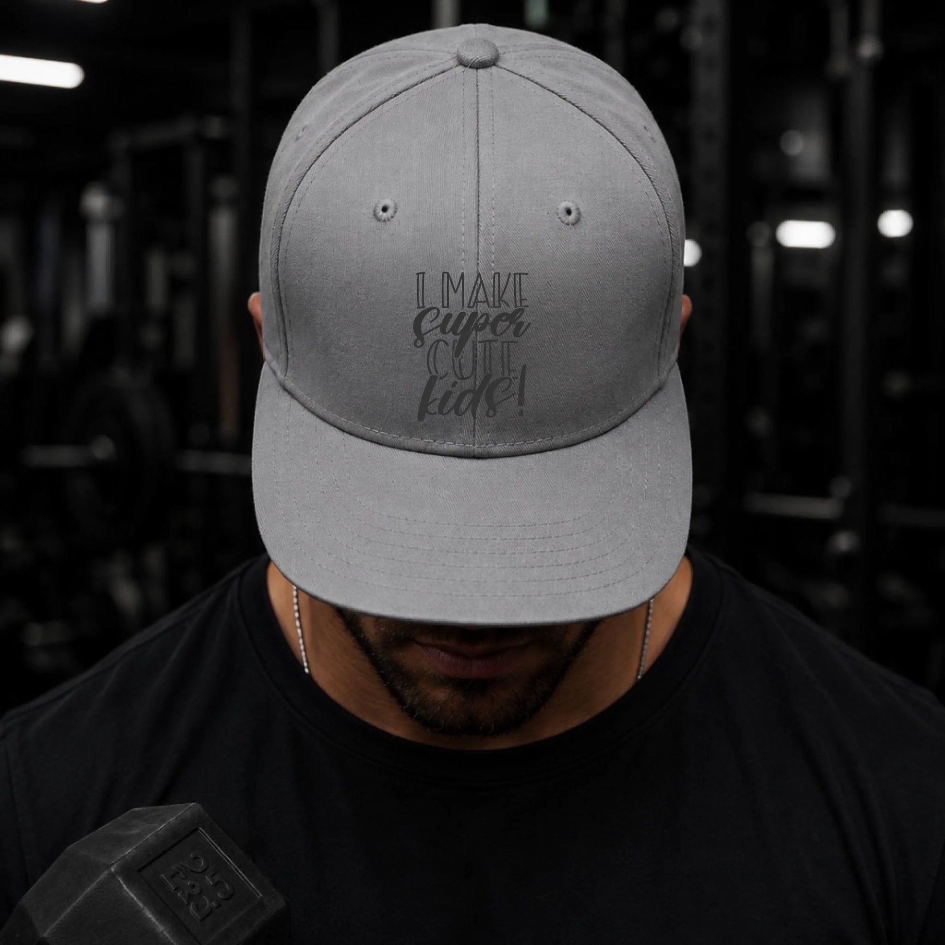 FamilySurprise-snapback-cap-hellgrau