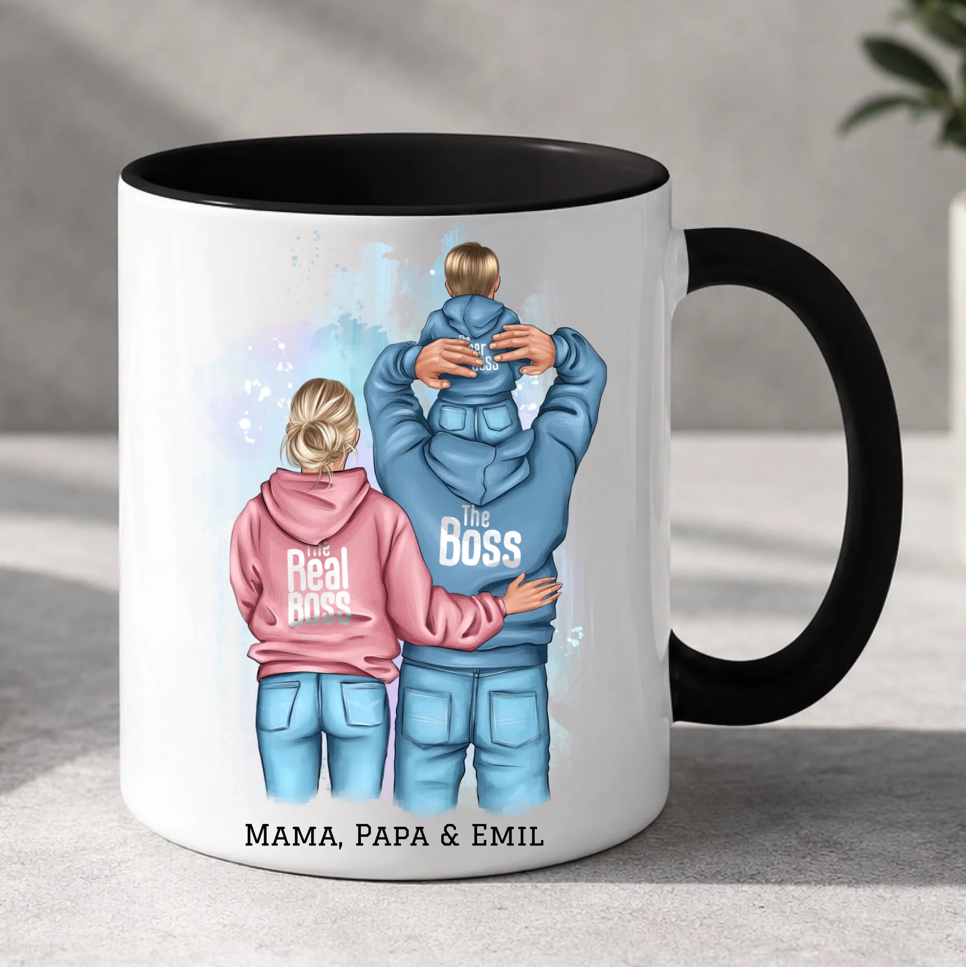 FamilySurprise-Tasse-schwarz