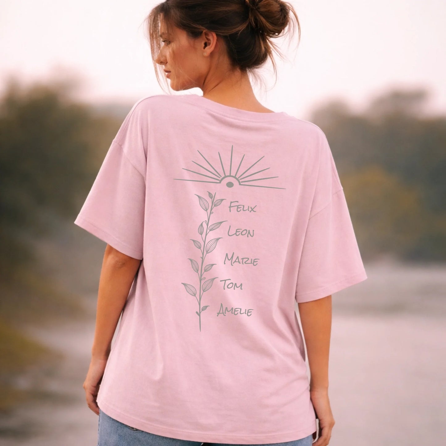 FamilySurprise-oversizeshirt-rosa