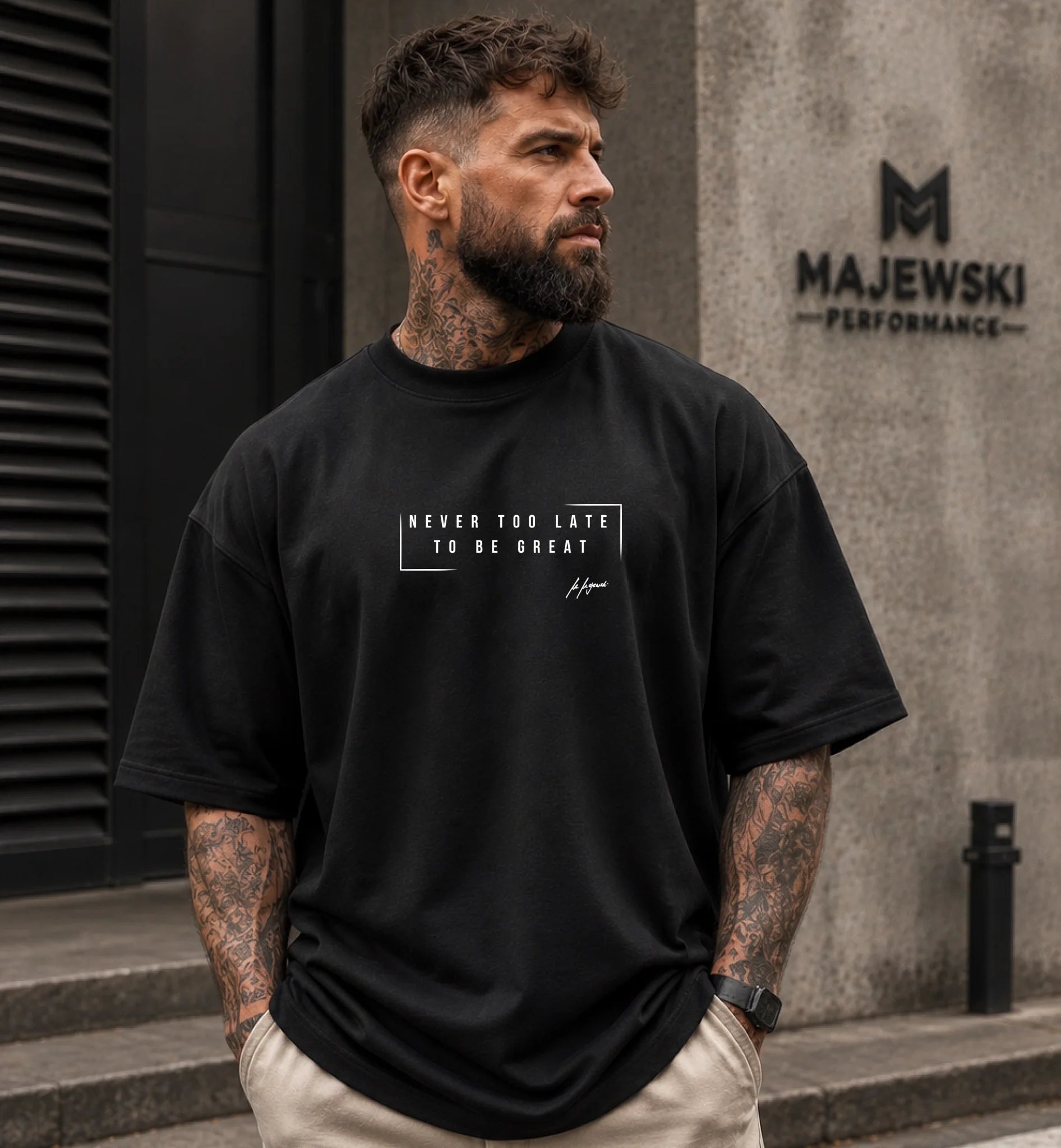 FamilySurprise-Oversized-shirt-schwarz