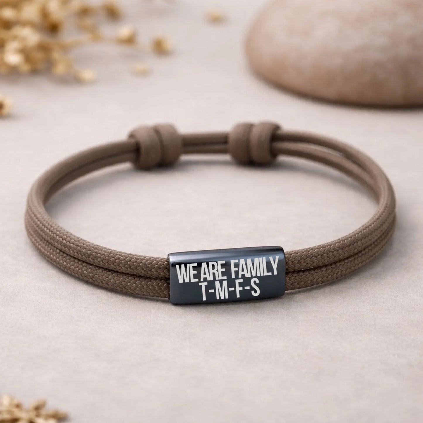 FamilySurprise-Armband-schwarz-braun