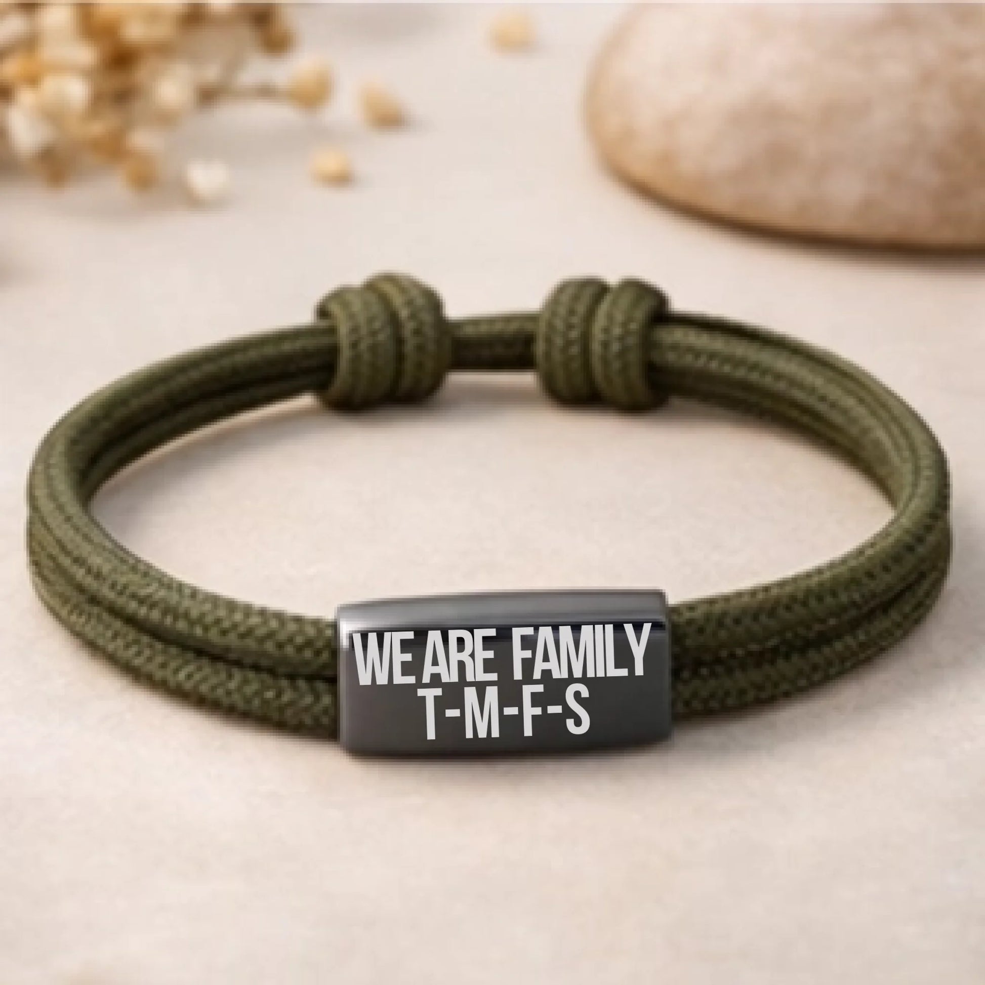 FamilySurprise-Armband-dunkelgrün