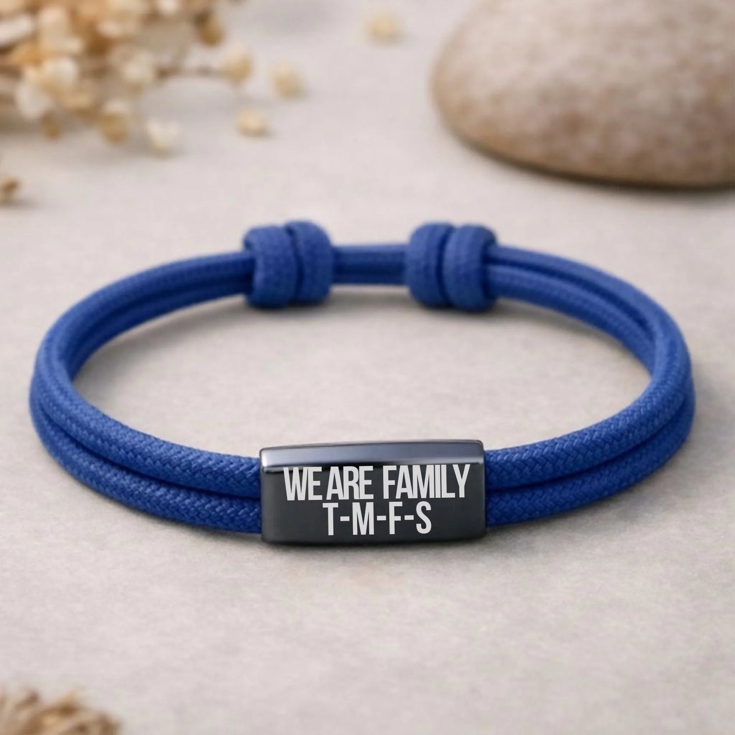 FamilySurprise-Armband-schwarz-blau