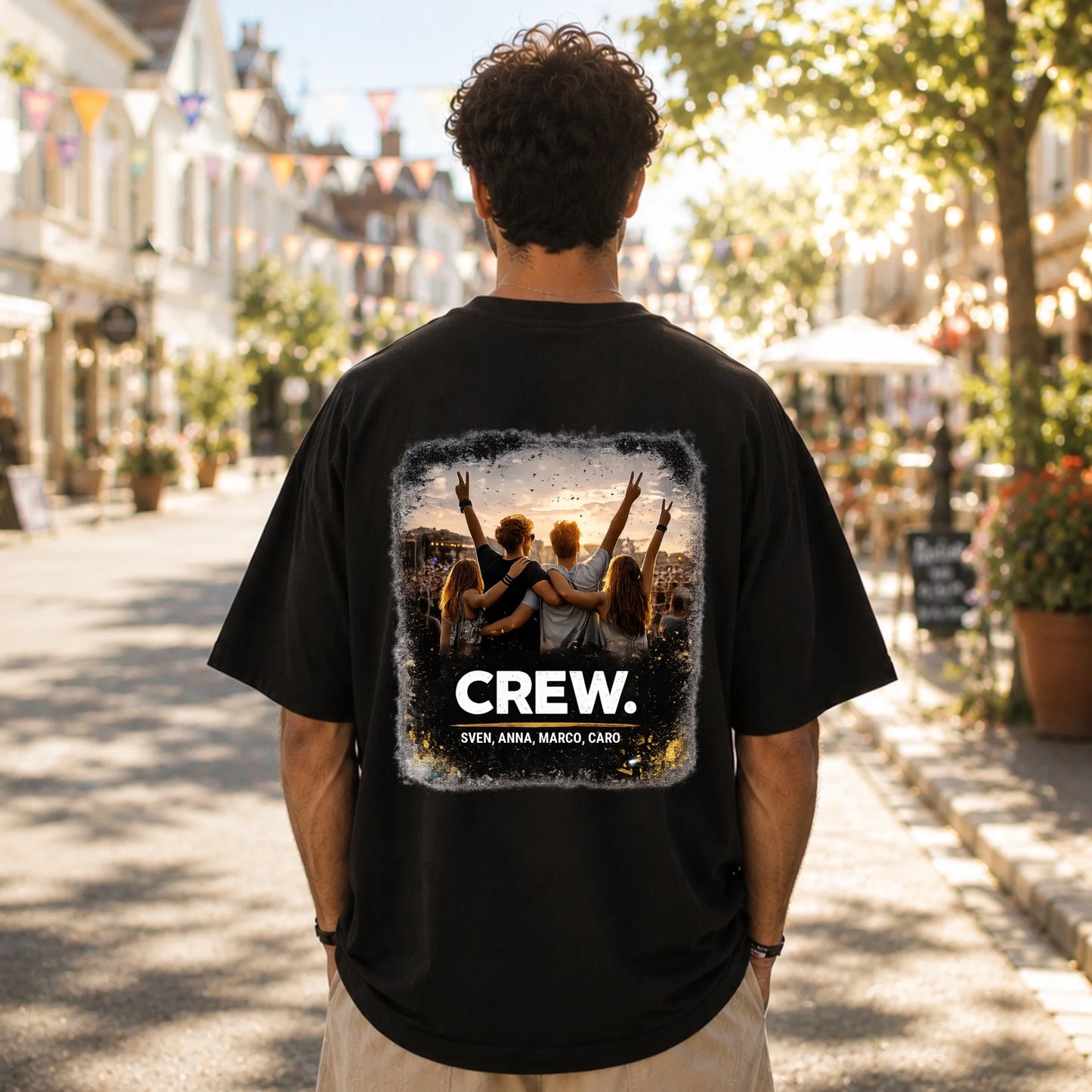 FamilySurprise-Eine-Stadt-Fest-Oversize-shirt-schwarz