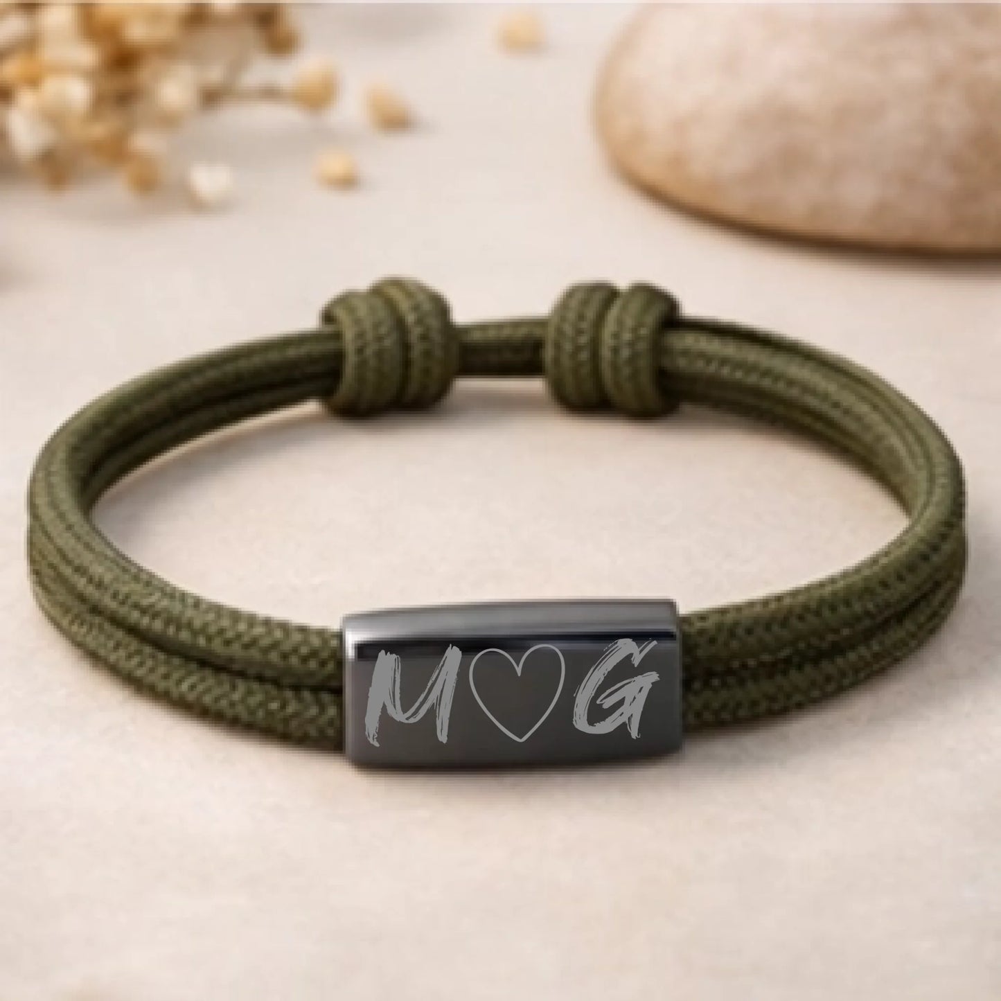FamilySurprise-Armband-dunkelgrün
