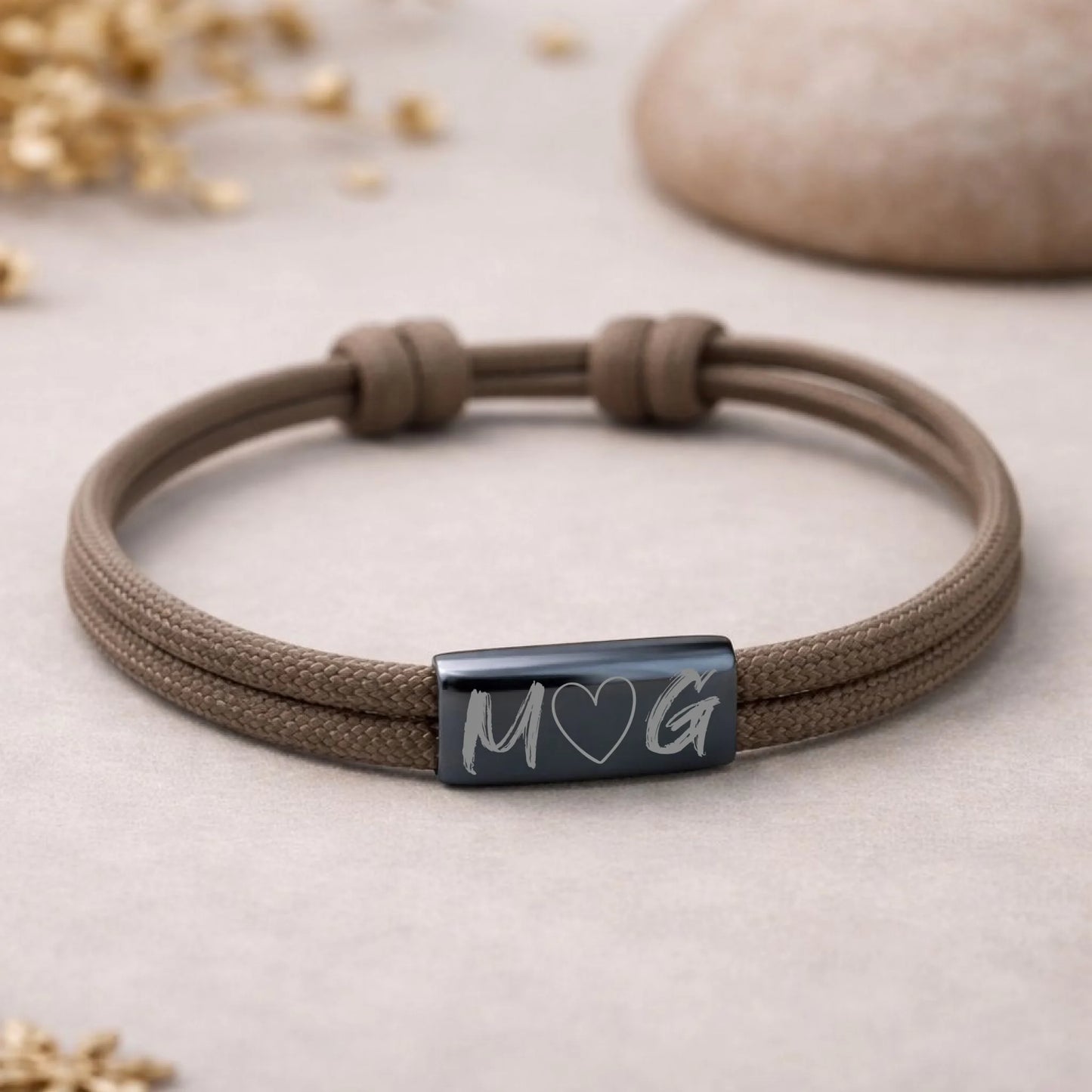 FamilySurprise-Armband-schwarz-braun