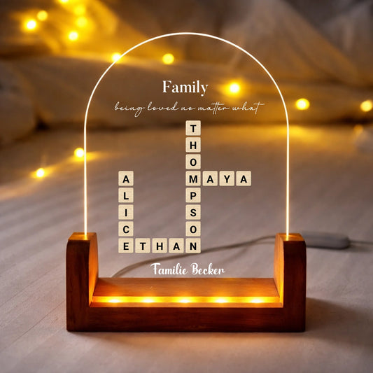 FamilySurprise LED Aufsteller rund