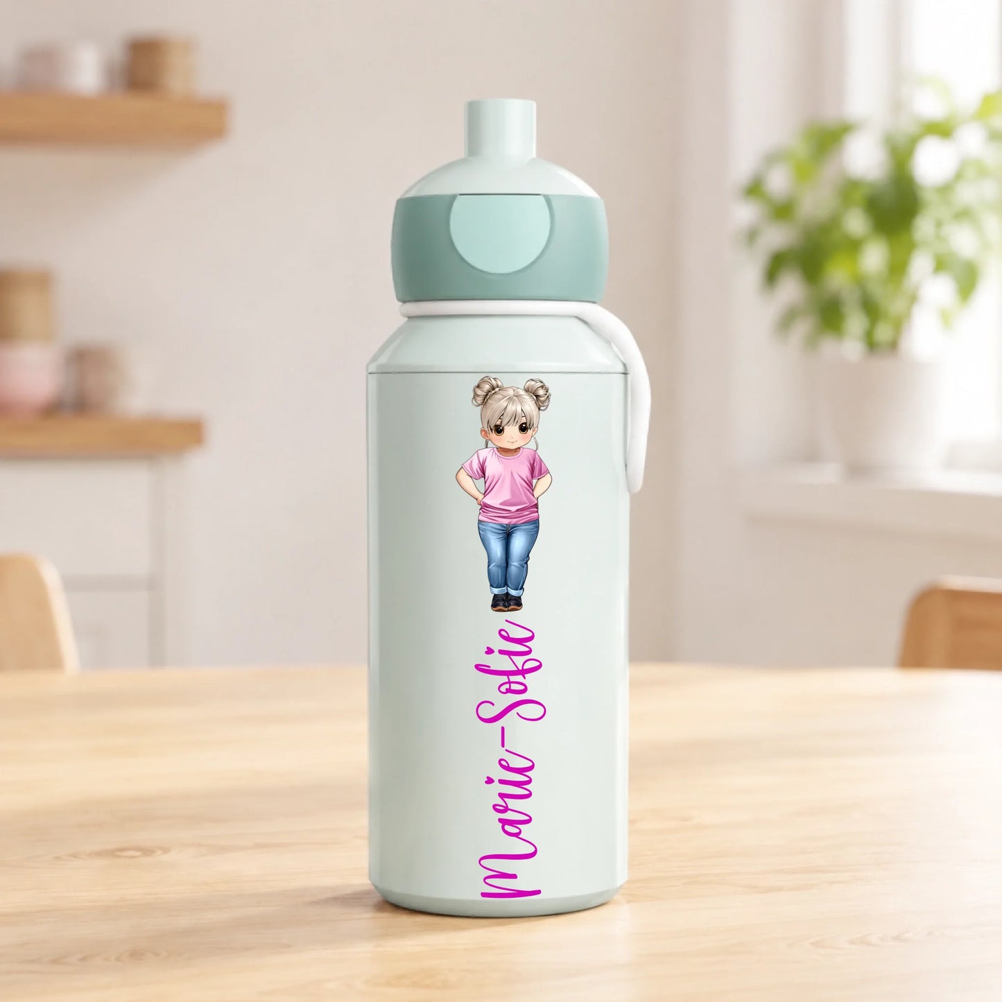 FamilySurprise-Trinkflasche-grün