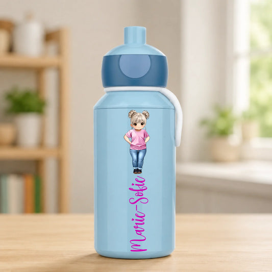 FamilySurprise-Trinkflasche-blau