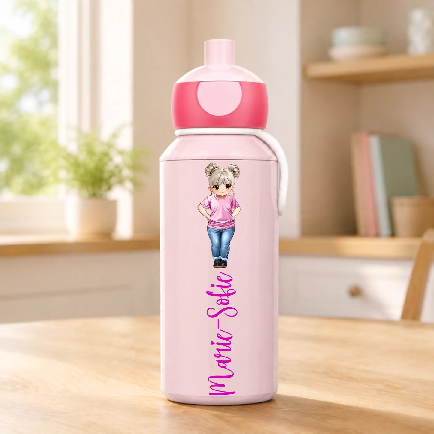 FamilySurprise-Trinkflasche-rosa