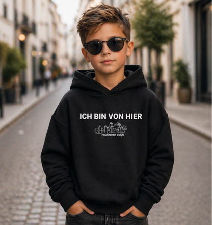 FamilySurprise-Kinder-Hoodie-vorne-junge-schwarz