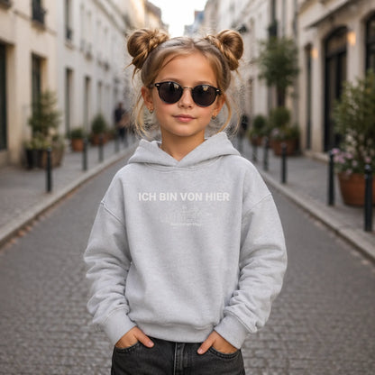 FamilySurprise-Kinder-Hoodie-vorne-mädchen-blau