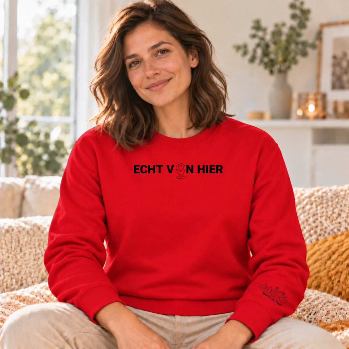 FamilySurprise_Pullover_Frau_rot