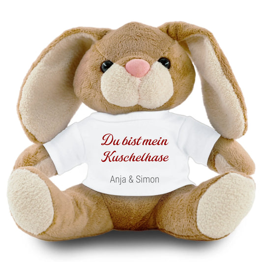 Kuschelhase personalisierbar - Du bist mein...