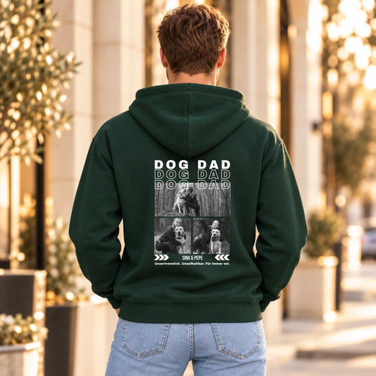 FamilySurprise-Hoodie_02_Dunkelgruen_Mann_hinten