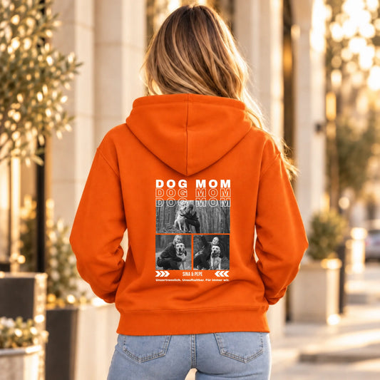 FamilySurprise-Hoodie_07_Orange_Frau_hinten