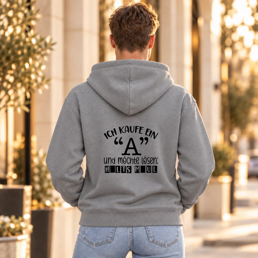 1FamilySurprise-Hoodie_0_Grau_Mann_hinten