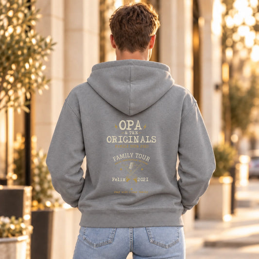 1FamilySurprise-Hoodie_0_Grau_Mann_hinten