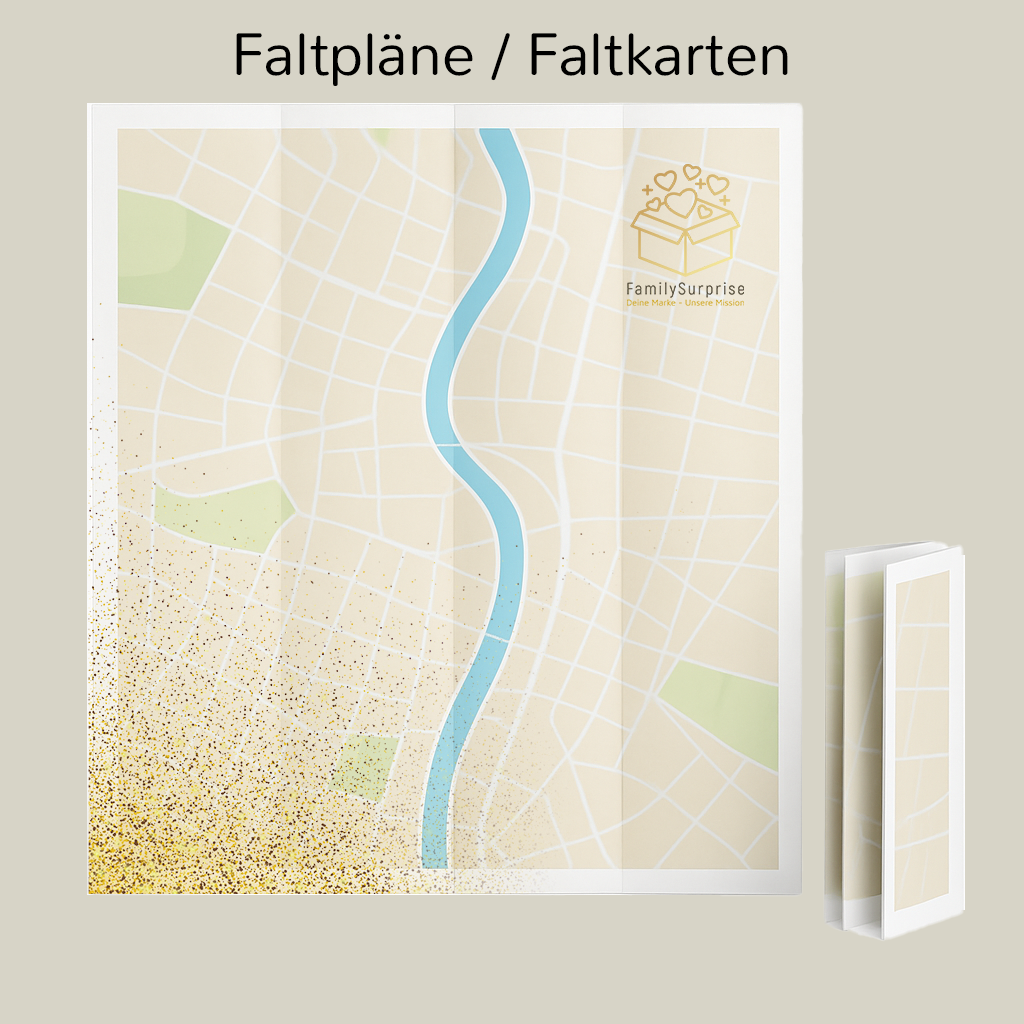 Faltpläne oder Faltkarten - Preise auf Anfrage