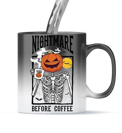 Tasse versch. Varianten - Halloween nightmare bevore coffee