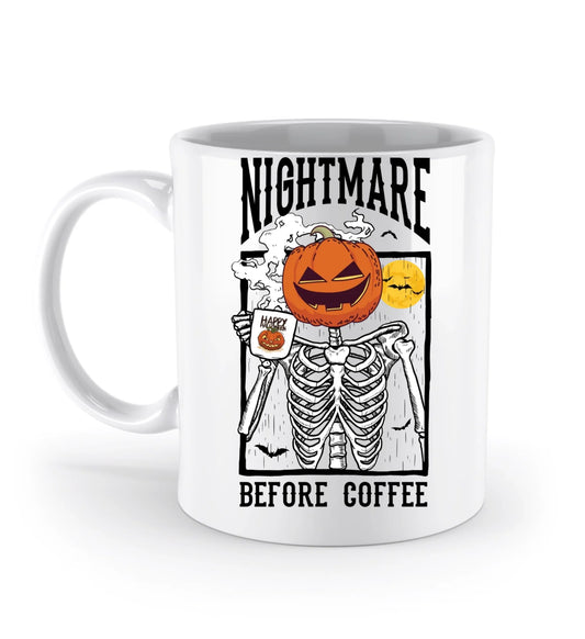 Tasse versch. Varianten - Halloween nightmare bevore coffee