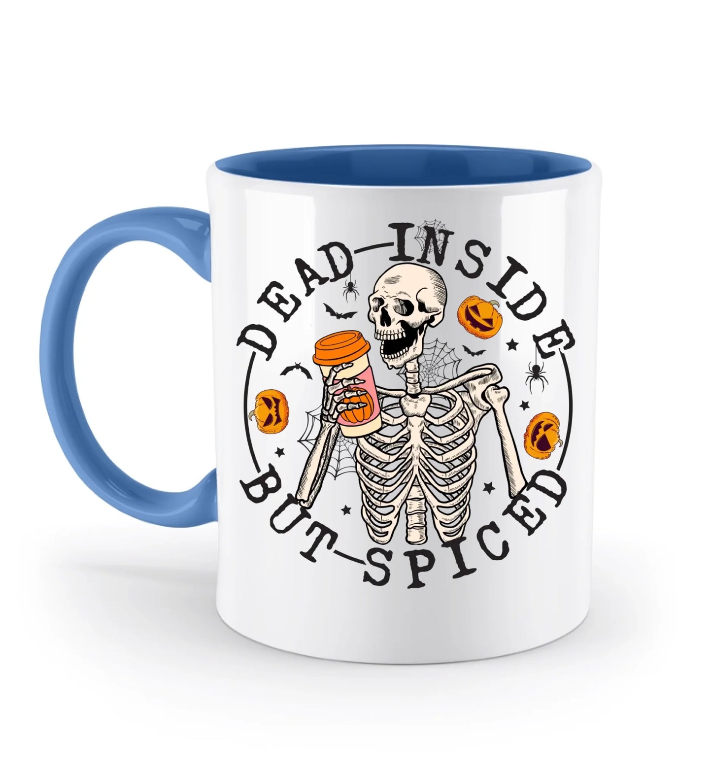 Tasse versch. Varianten - Halloween dead inside but spiced