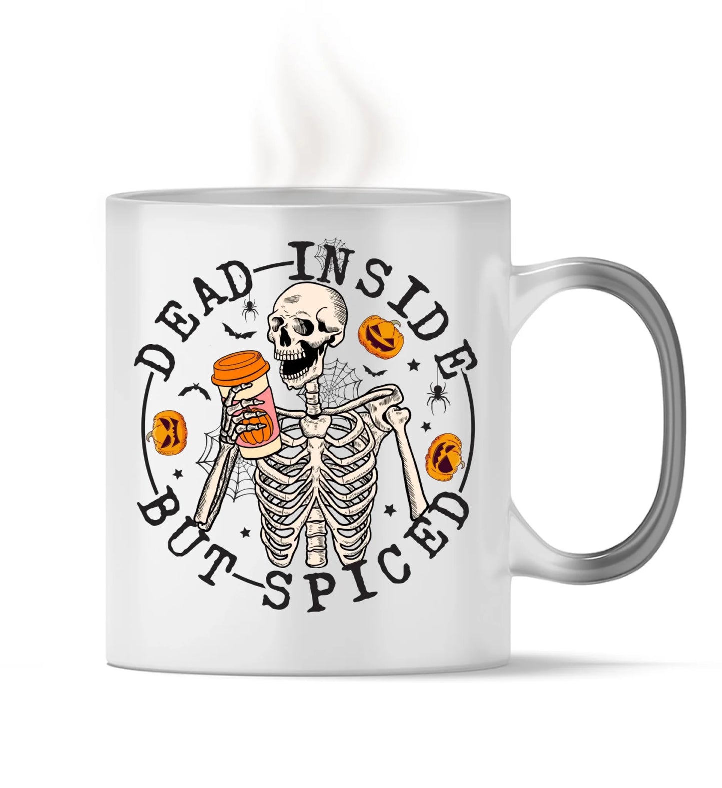 Tasse versch. Varianten - Halloween dead inside but spiced