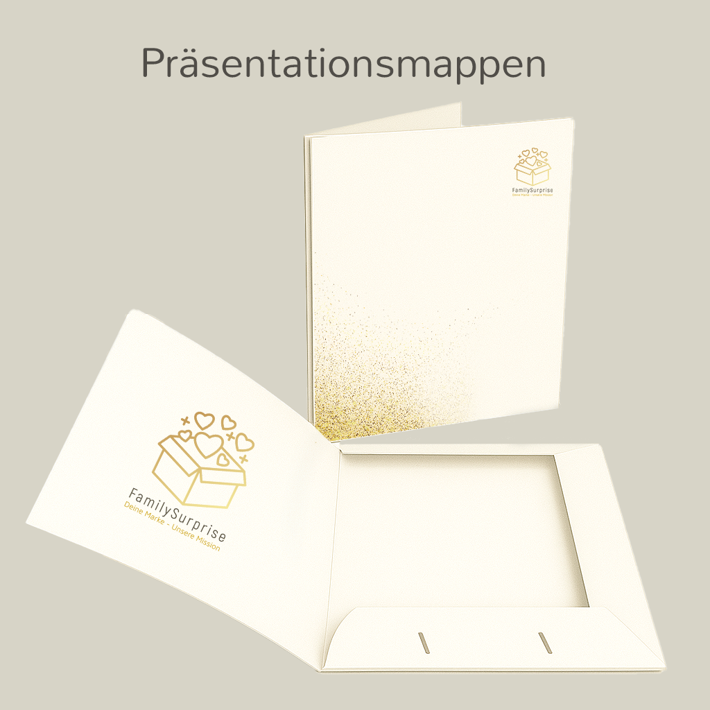 Präsentationsmappen - Preise auf Anfrage